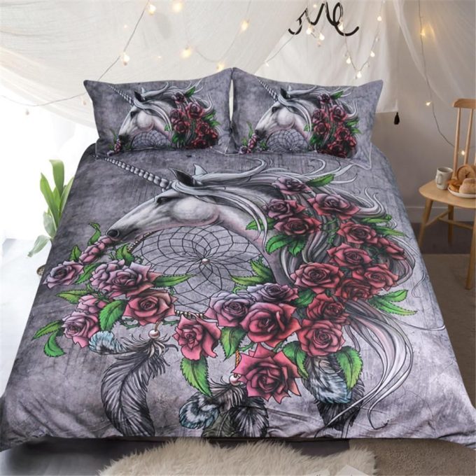 Unicorn Dreamcatcher By Sunimaart Cotton Bed Sheets Spread Comforter Duvet Cover Bedding Sets 1