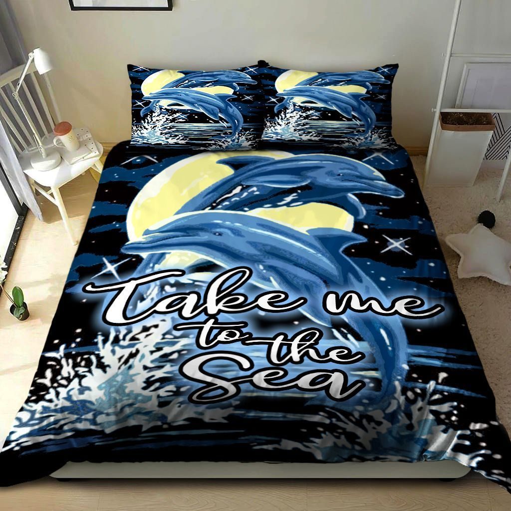 Take Me To The Sea Cotton Bed Sheets Spread Comforter Duvet Cover Bedding Sets 4