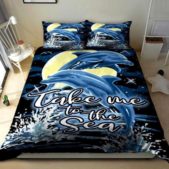 Take Me To The Sea Cotton Bed Sheets Spread Comforter Duvet Cover Bedding Sets 1