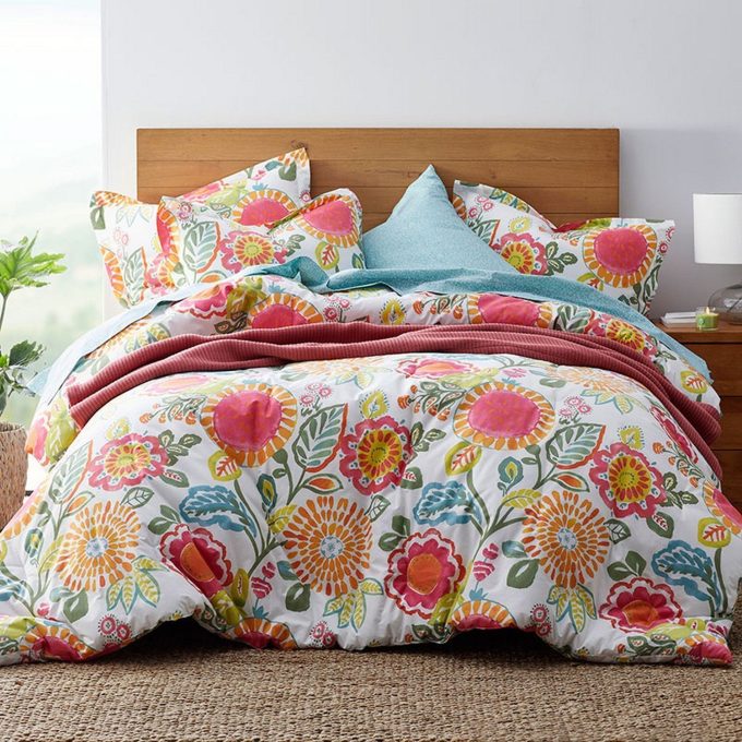 Suri Cotton Bed Sheets Spread Comforter Duvet Cover Bedding Sets