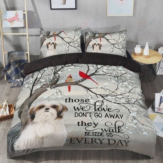 Shih Tzu Every Day Cotton Bed Sheets Spread Comforter Duvet Cover Bedding Sets 1