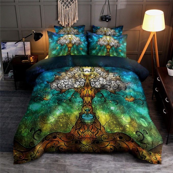 The Tree Of Life Spiritual Energy Cotton Bed Sheets Spread Comforter Duvet Cover Bedding Sets Perfect Gifts For Tree Of Life Lover Thanksgiving 1