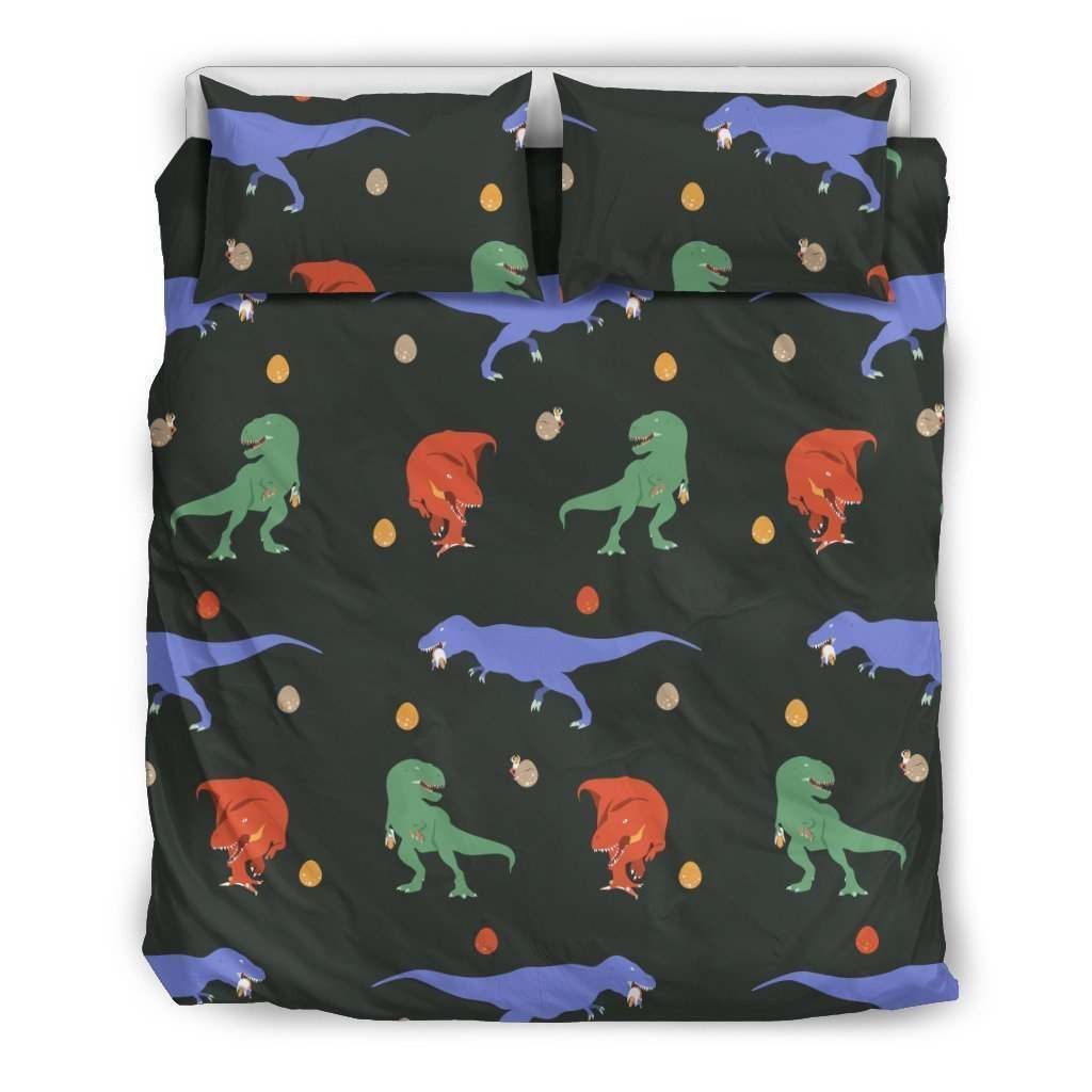 T Rex Cotton Bed Sheets Spread Comforter Duvet Cover Bedding Sets 4