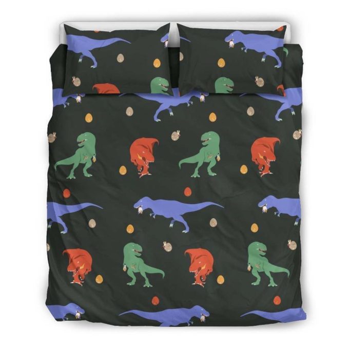 T Rex Cotton Bed Sheets Spread Comforter Duvet Cover Bedding Sets 1