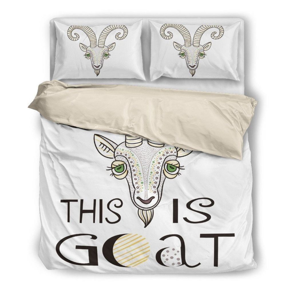 This Is Goat-Bedding Set Duvet Cover Pillow Cases 4