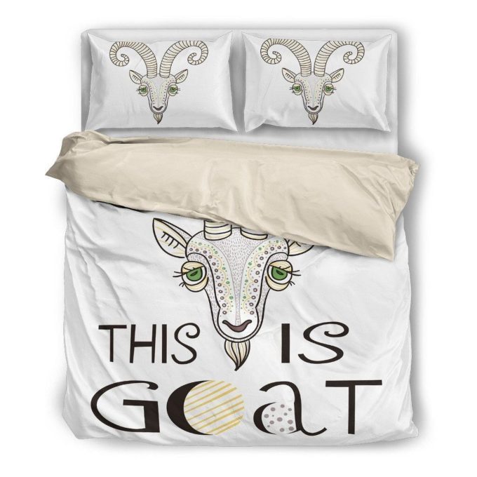 This Is Goat-Bedding Set Duvet Cover Pillow Cases 1