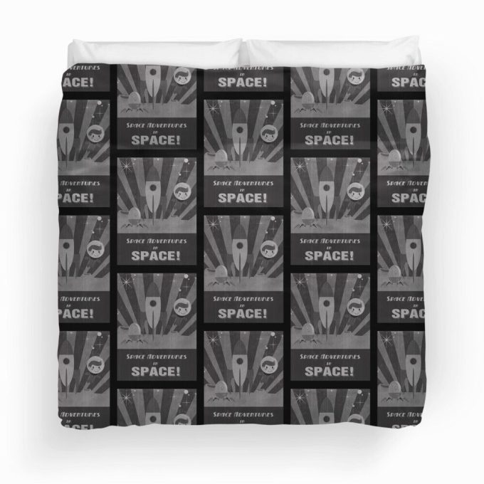 Space Adventures In Space Duvet Cover Bedding Set 1