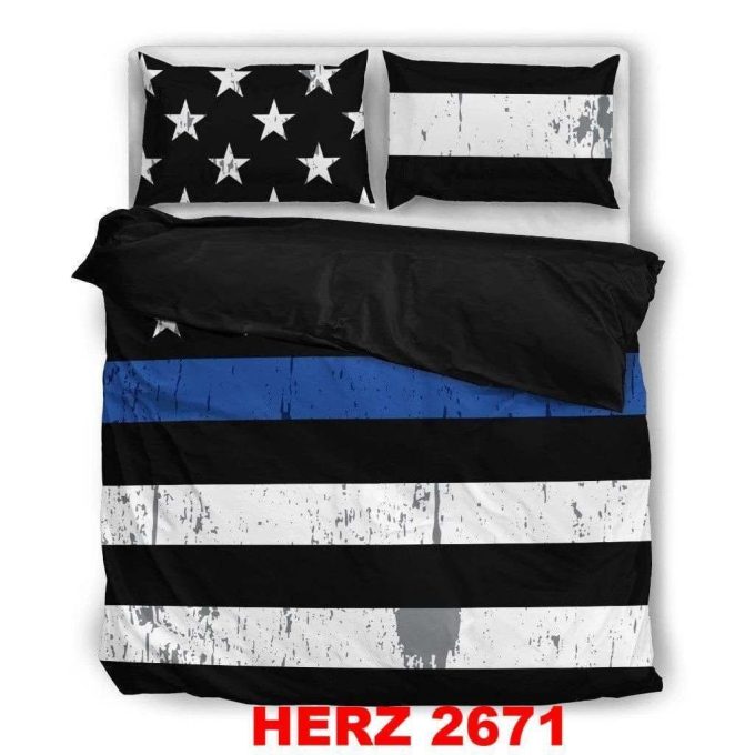 Thin Blue Line Clm260868 Duet Cover Bedding Sets 1