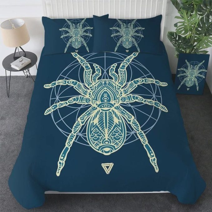 Spider Blue Bedding Setcotton Bed Sheets Spread Comforter Duvet Cover Bedding Sets 1