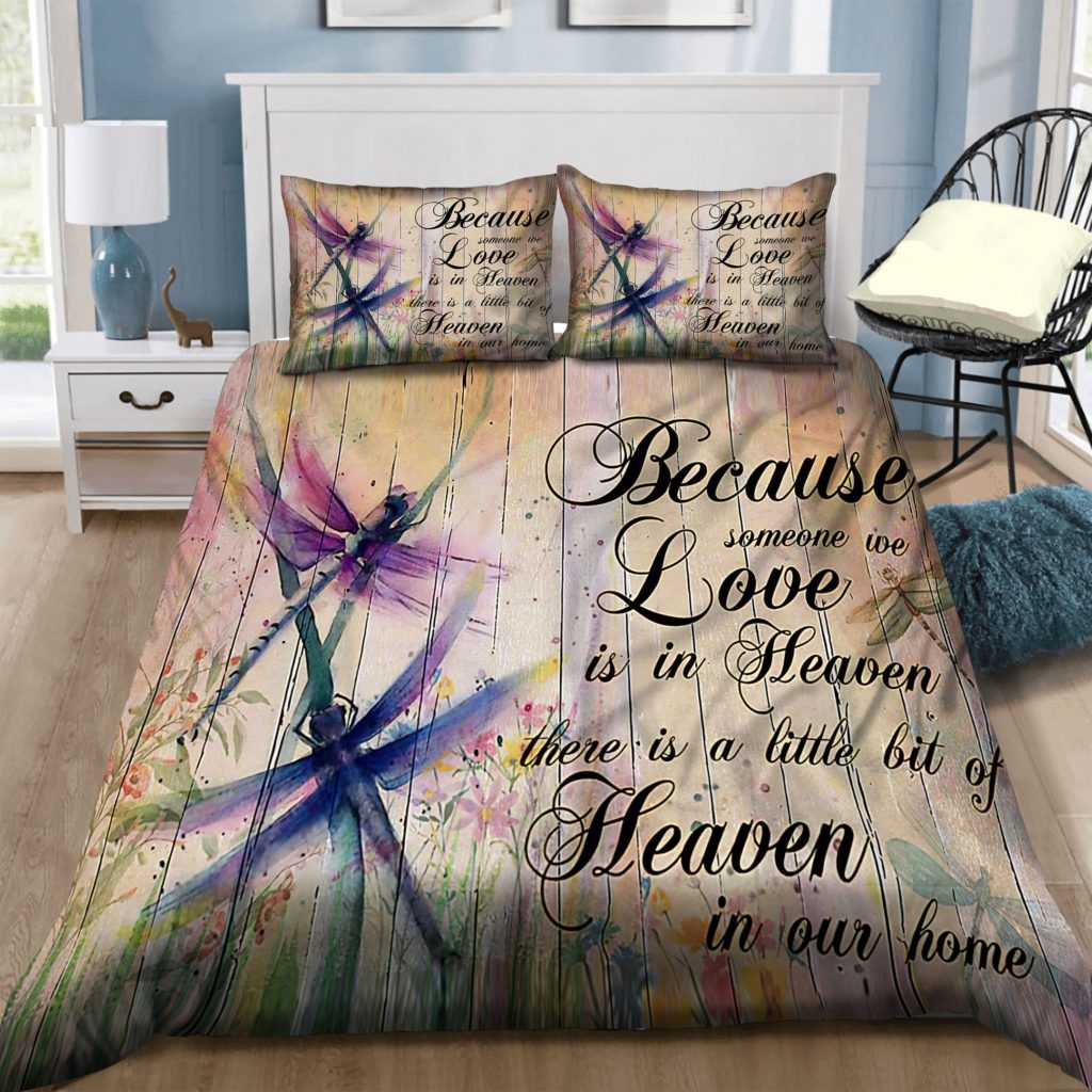 There Is A Little Bit Of Heaven In Our Room Cotton Bed Sheets Spread Comforter Duvet Cover Bedding Sets 4