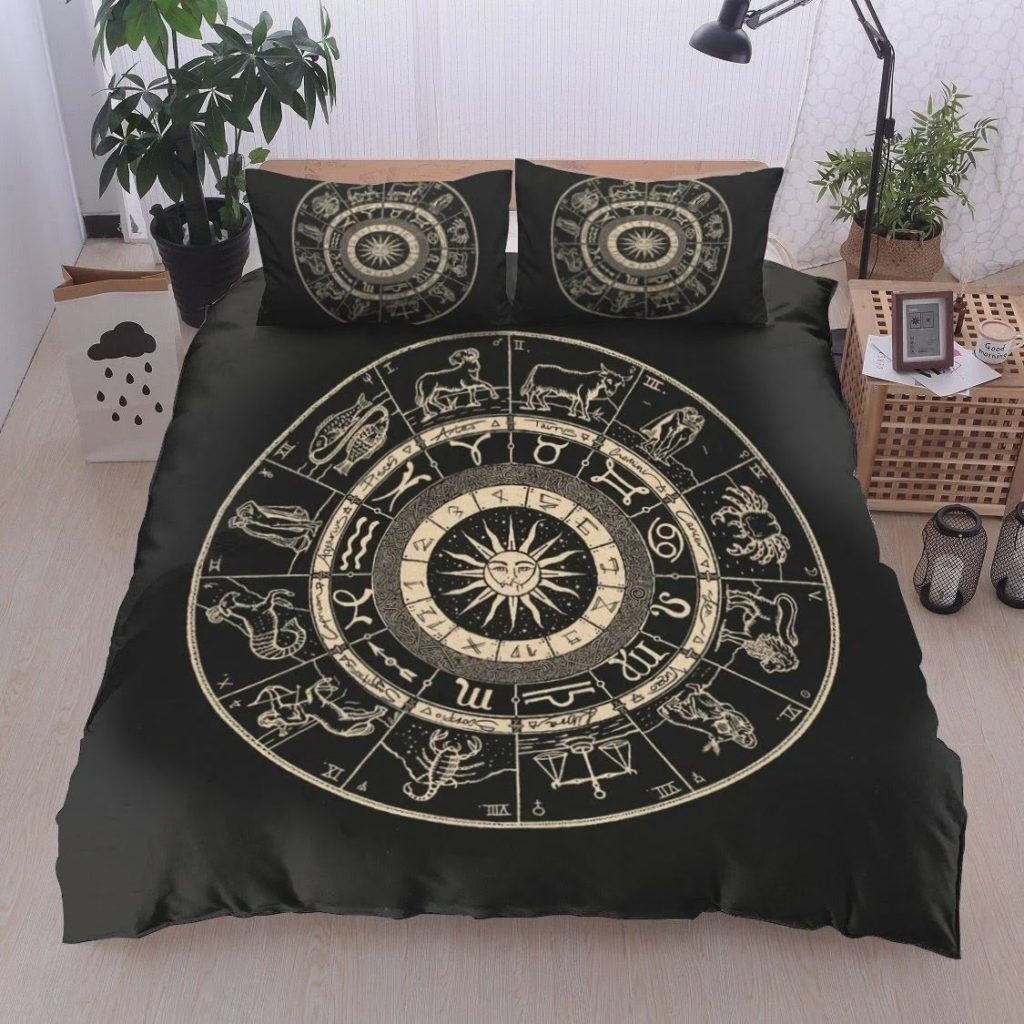 Twelve Constellations Cotton Bed Sheets Spread Comforter Duvet Cover Bedding Sets 4