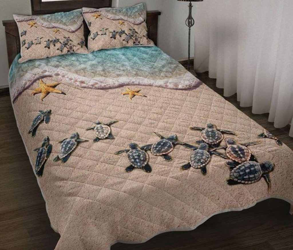 Summer Turtle Bedding Set All Size Duvet Cover Pillow Cases 4