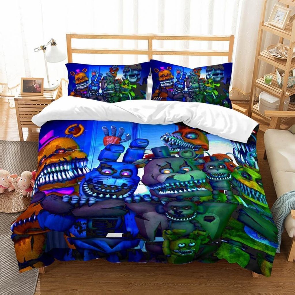 Five Nights At Freddy'S 3D Printed Duvet Cover Bedding Set 4