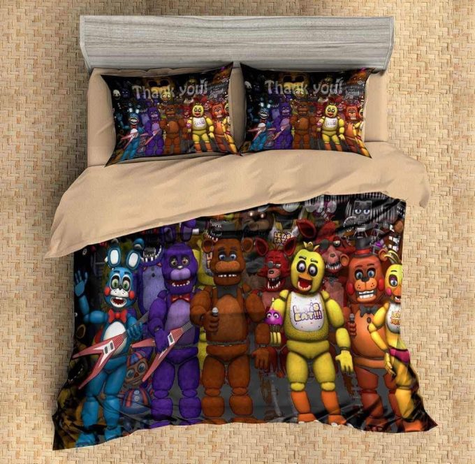 Five Nights At Freddy'S 3D Printed Duvet Cover Bedding Set 1
