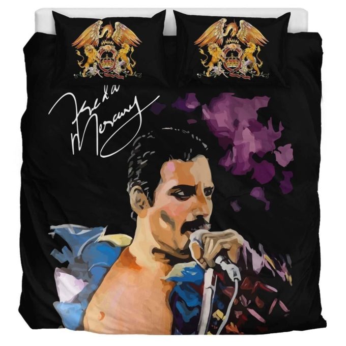 Freddie Mercury Bedding Set Duvet Cover Pillow Cases 1