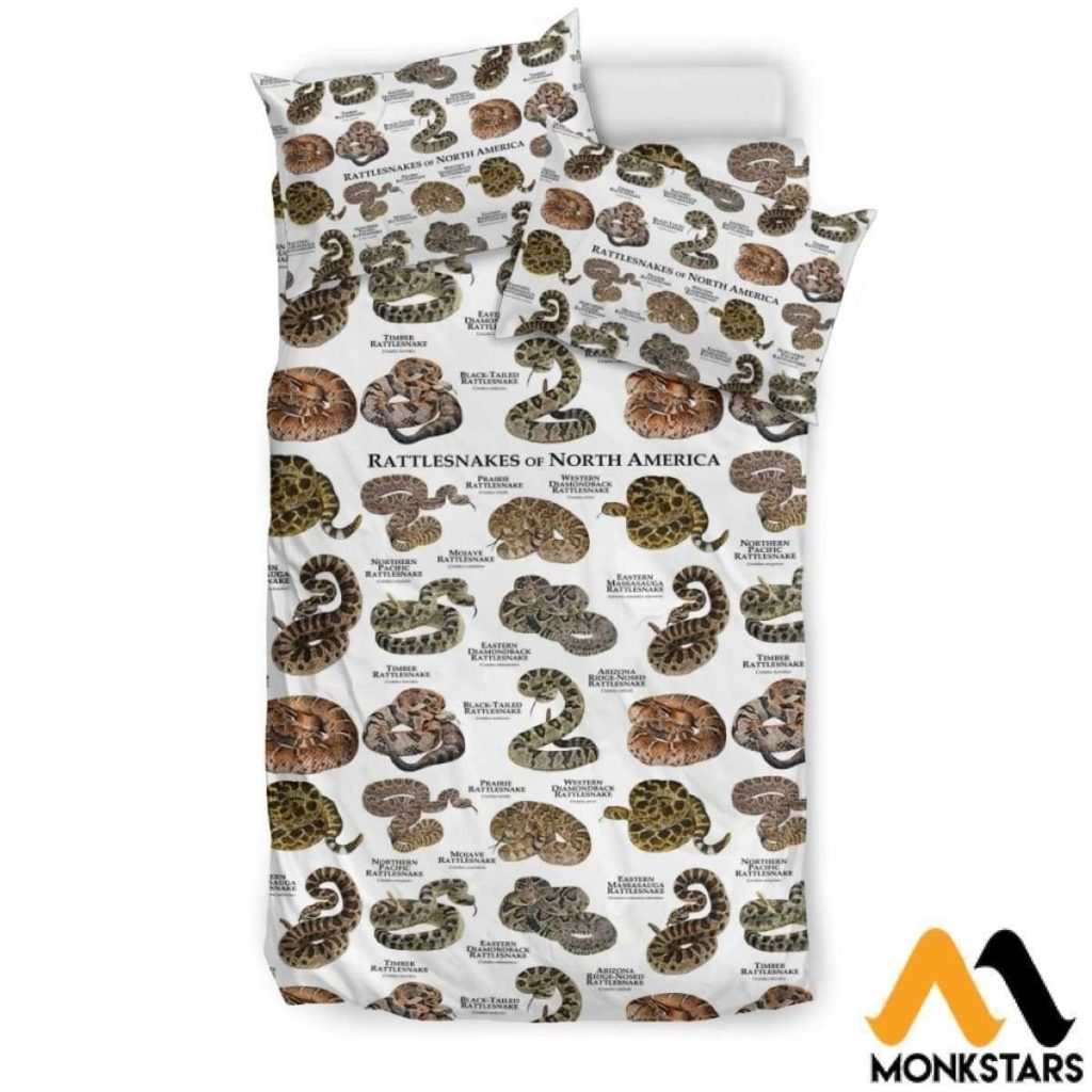 Bedding Set Snake Beige Duvet Cover Pillow Cases 4