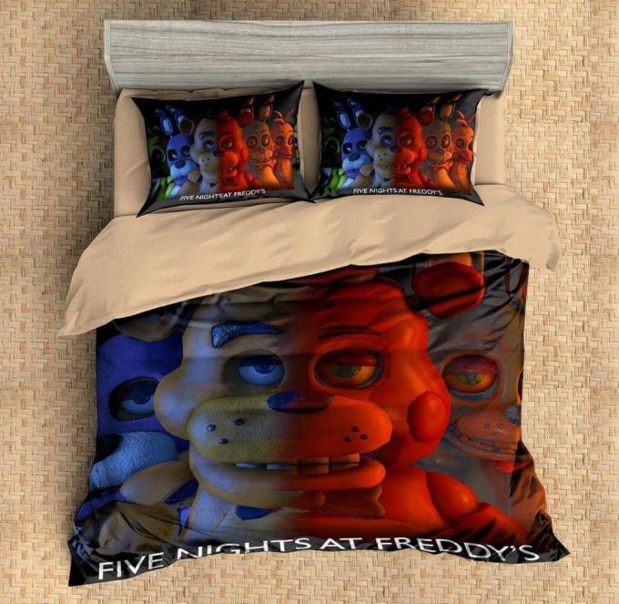 Five Nights At Freddy'S 3D Printed Duvet Cover Bedding Set 1