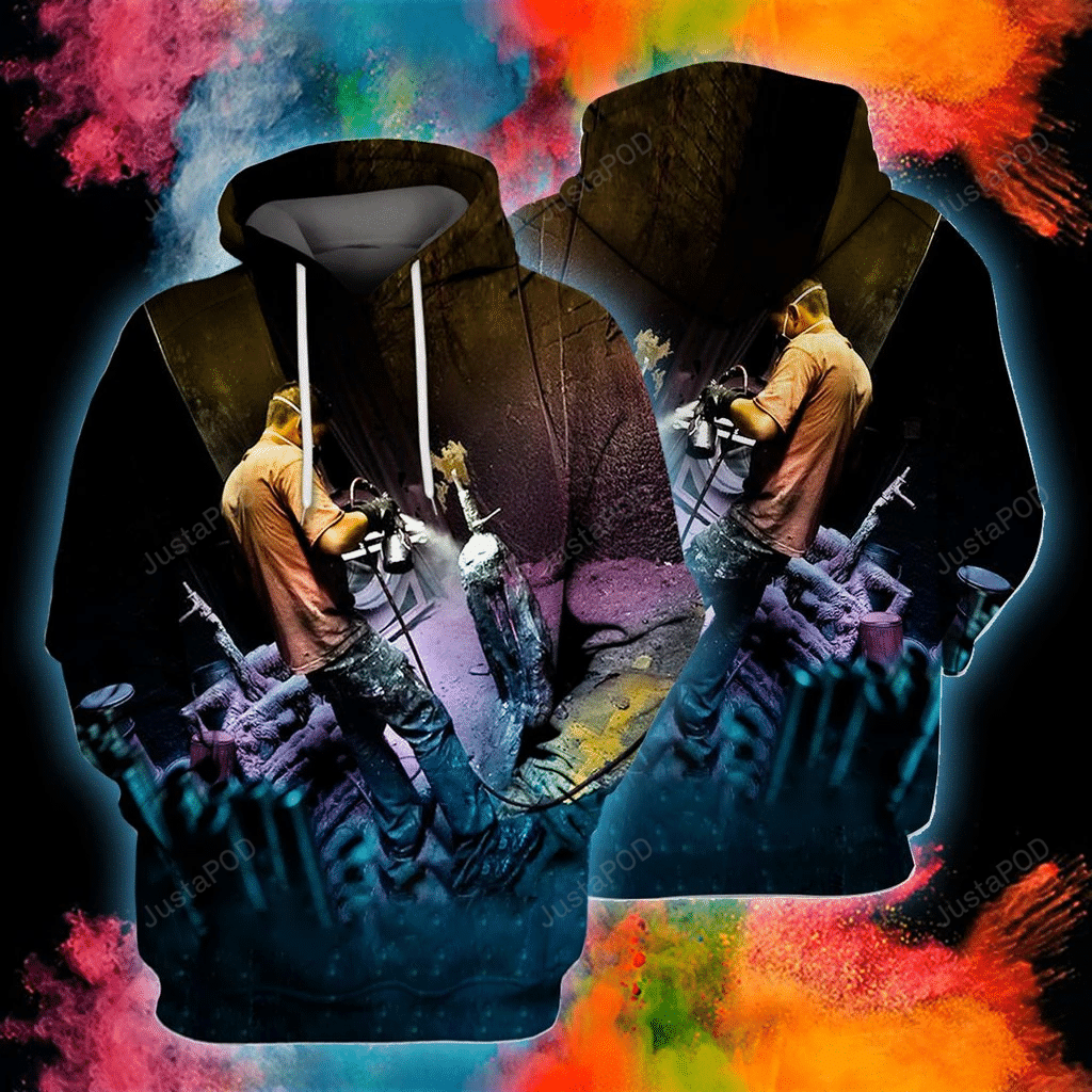 Painter Is An Artist 3D All Over Printed Hoodie, Zip- Up Hoodie 4