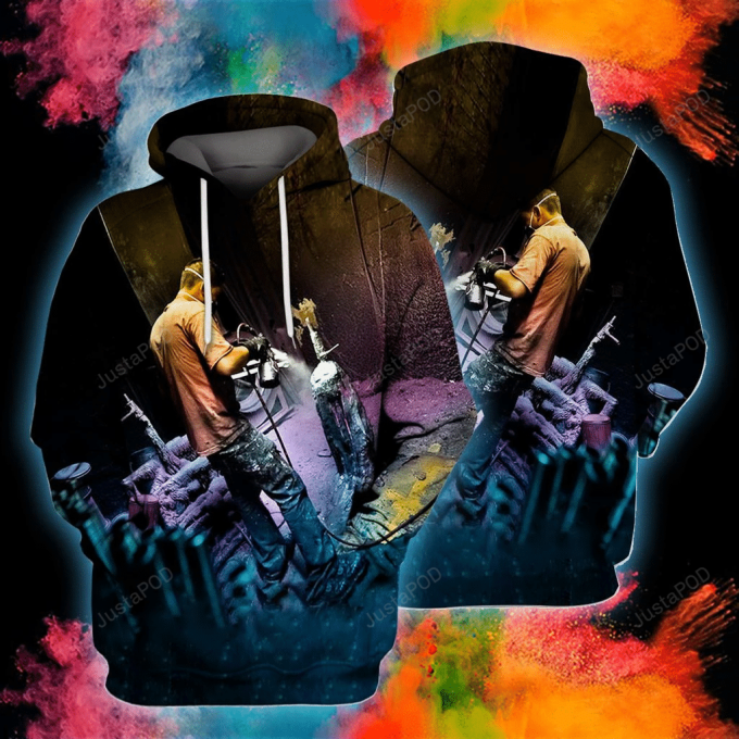 Painter Is An Artist 3D All Over Printed Hoodie, Zip- Up Hoodie 1