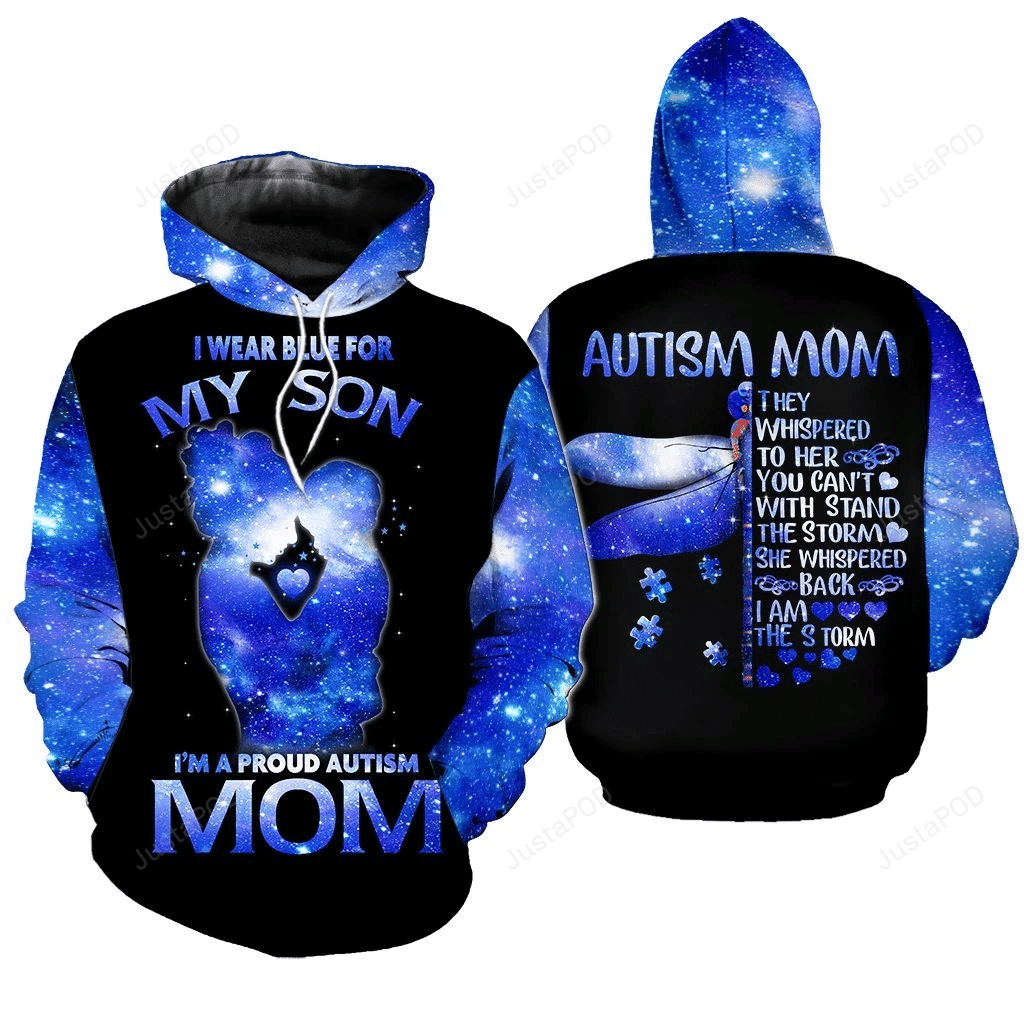 Autism Mom Mom 3D All Over Print Hoodie, Zip-Up Hoodie 4