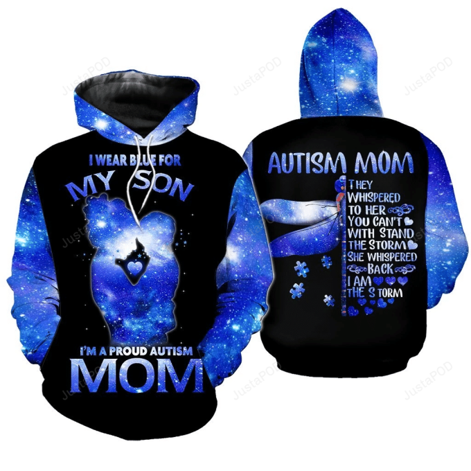 Autism Mom Mom 3D All Over Print Hoodie, Zip-Up Hoodie 1