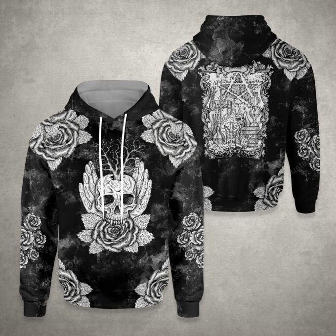 Magician Tarot Style Wicca 3D All Over Print Hoodie, Zip-Up Hoodie 1