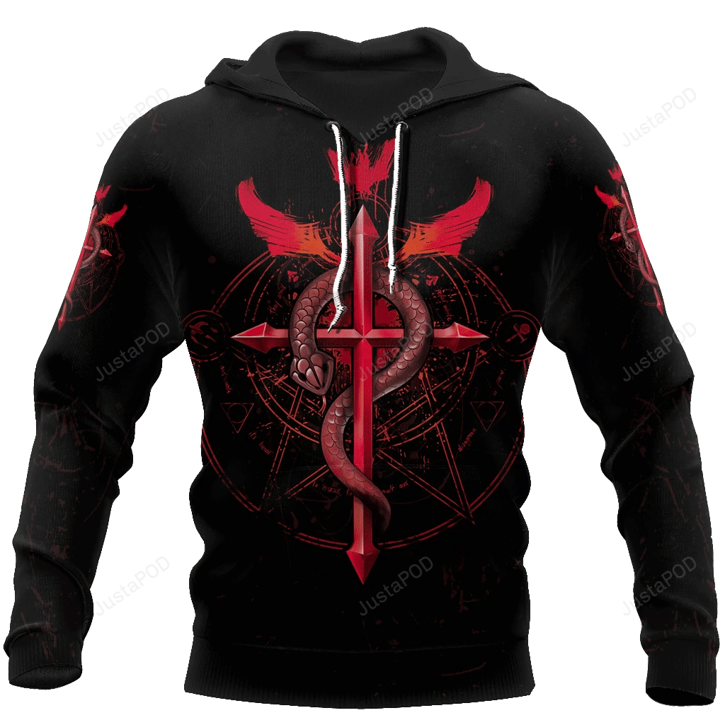 Studen Of Alchemy Red Cool 3D All Over Print Hoodie, Zip-Up Hoodie 4