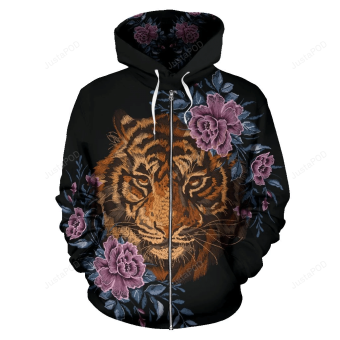 King Tiger 3D All Over Printed Hoodie, Zip- Up Hoodie 1