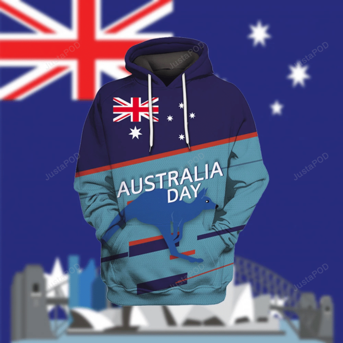 26Th January Australia Day 3D All Over Printed Hoodie, Zip- Up Hoodie 1