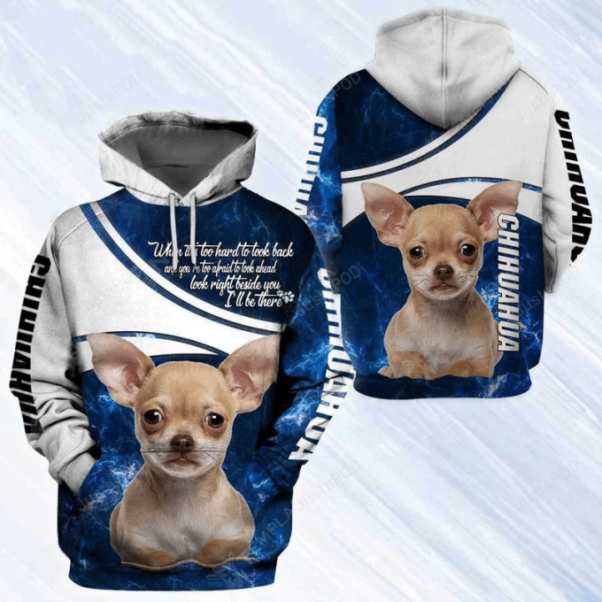 Chihuahua Dog 3D All Over Print Hoodie, Zip-Up Hoodie 1