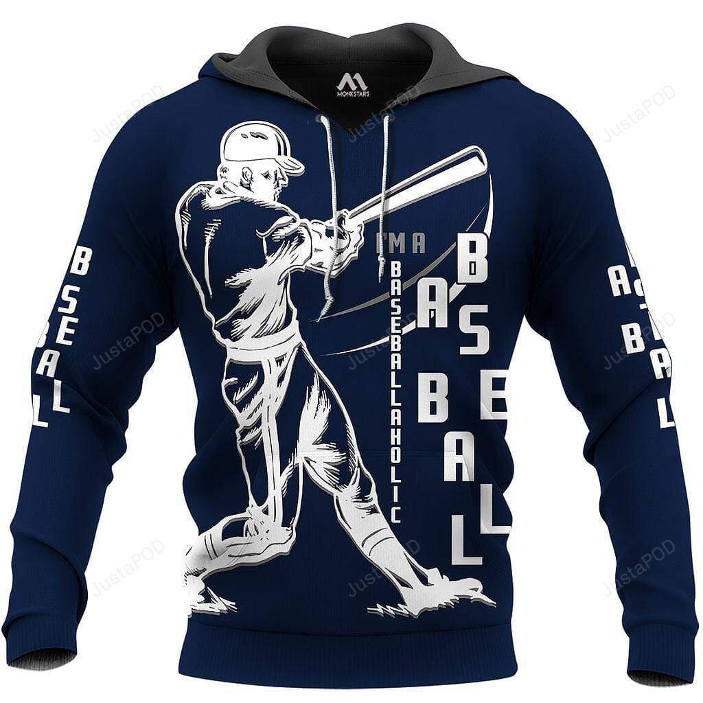 I’m A Baseball Player 3D All Print Hoodie, Zip- Up Hoodie 4