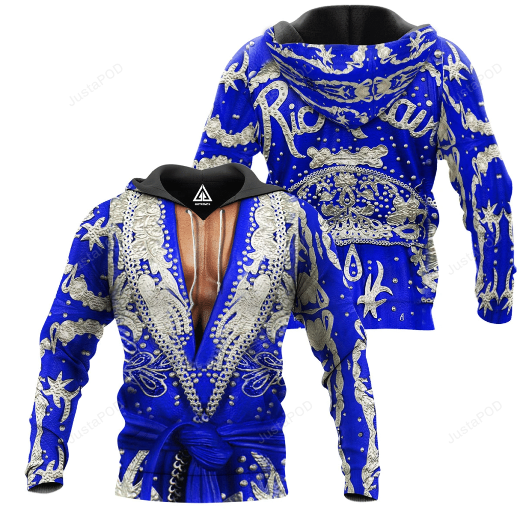 The Nature Boy Blue Robe 3D All Over Print Hoodie, Zip-Up Hoodie 4