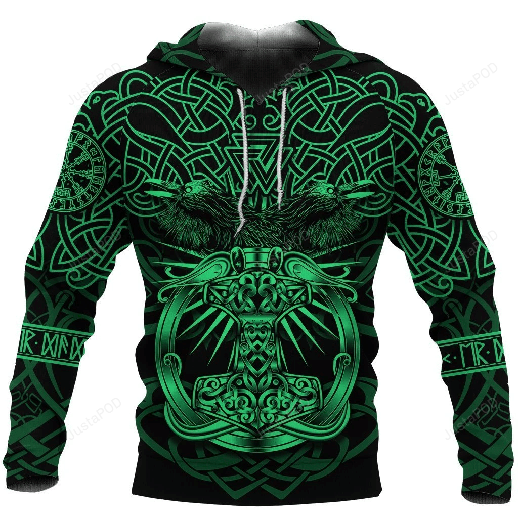 Mjolnir 3D All Over Print Hoodie, Zip-Up Hoodie 4