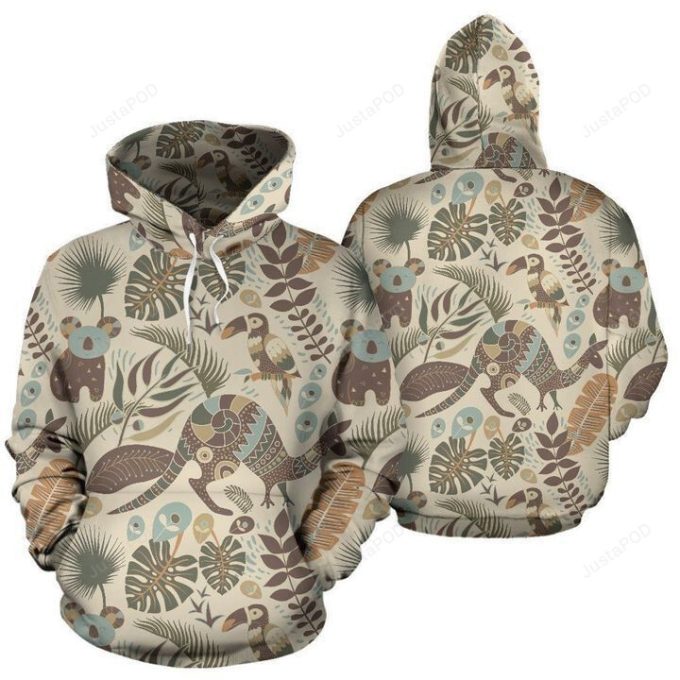 Australia Animal Cream 3D All Over Printed Hoodie, Zip- Up Hoodie 1