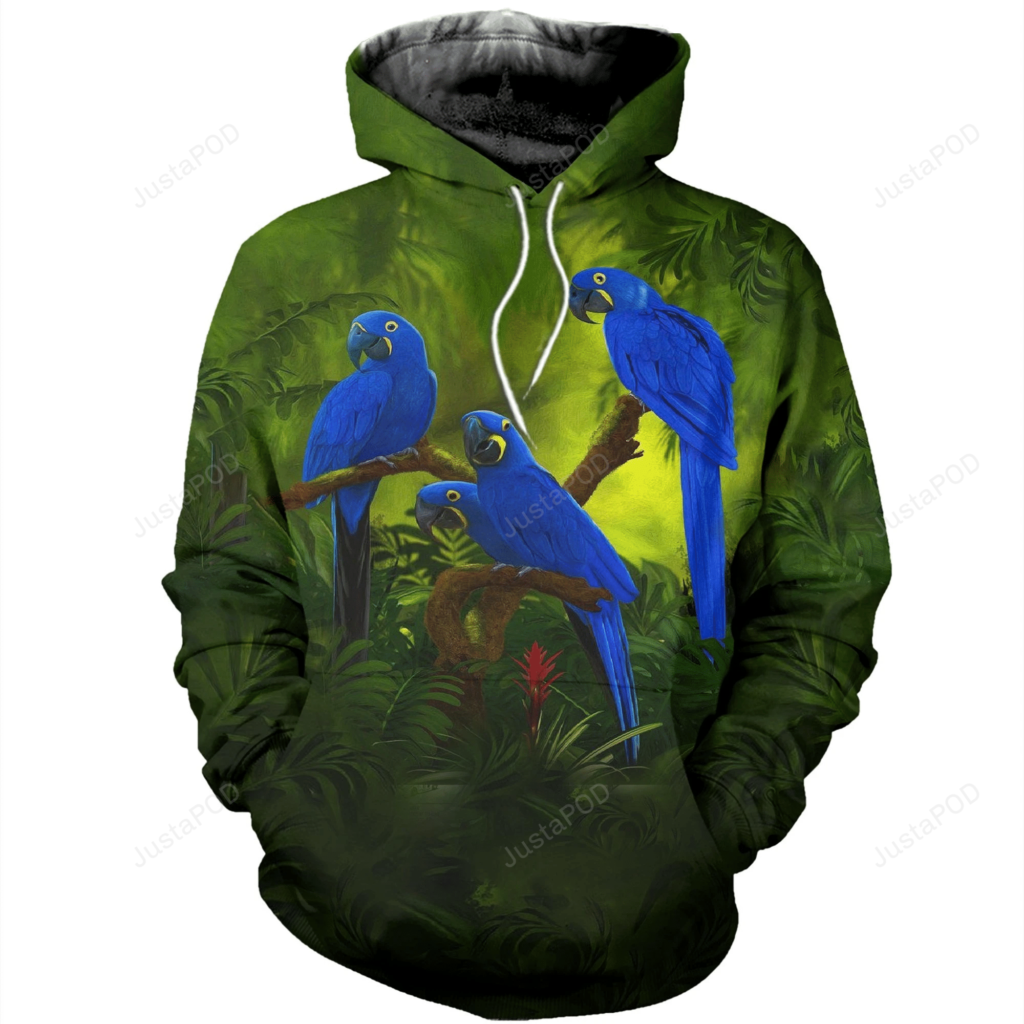 Birds 3D All Over Print Hoodie, Zip-Up Hoodie 4