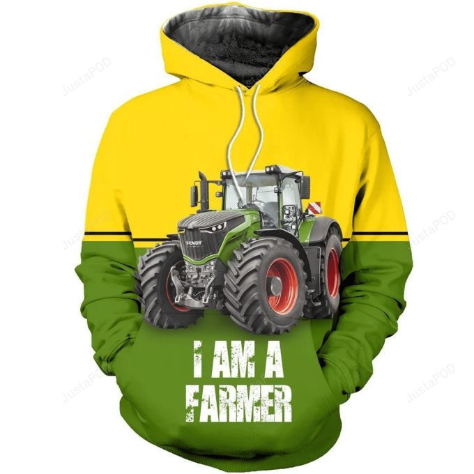 I Am A Farmer 3D All Over Printed Hoodie, Zip- Up Hoodie 1