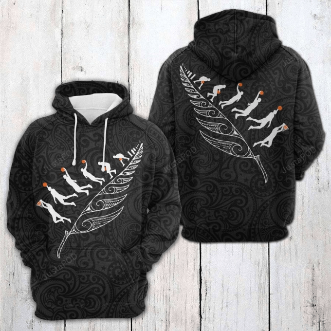 Amazing Basketball Maori 3D All Print Hoodie, Zip- Up Hoodie 1