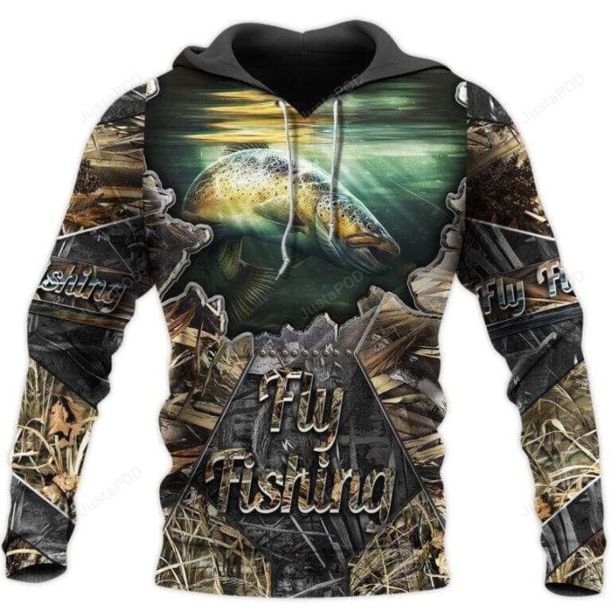 Pike Fishing 3D All Over Printed Hoodie, Zip- Up Hoodie 1