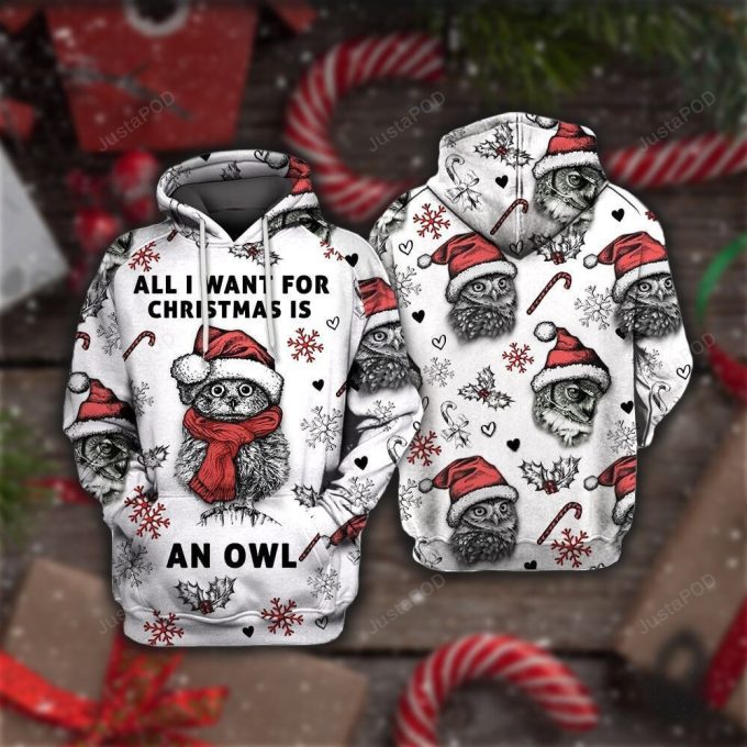 Owl Want An Owl 3D All Over Printed Hoodie, Zip- Up Hoodie 1