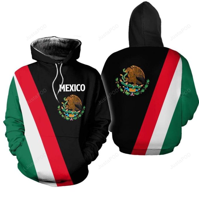 Mexico 3D All Print Hoodie, Zip- Up Hoodie 1