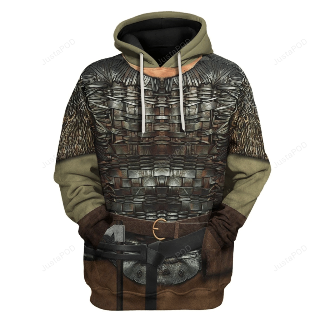 Viking Tracksuit 3D All Over Printed Hoodie, Zip- Up Hoodie 4