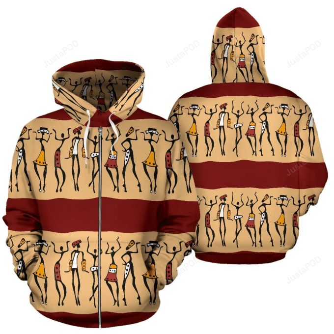 African People 3D All Over Printed Hoodie, Zip- Up Hoodie 1