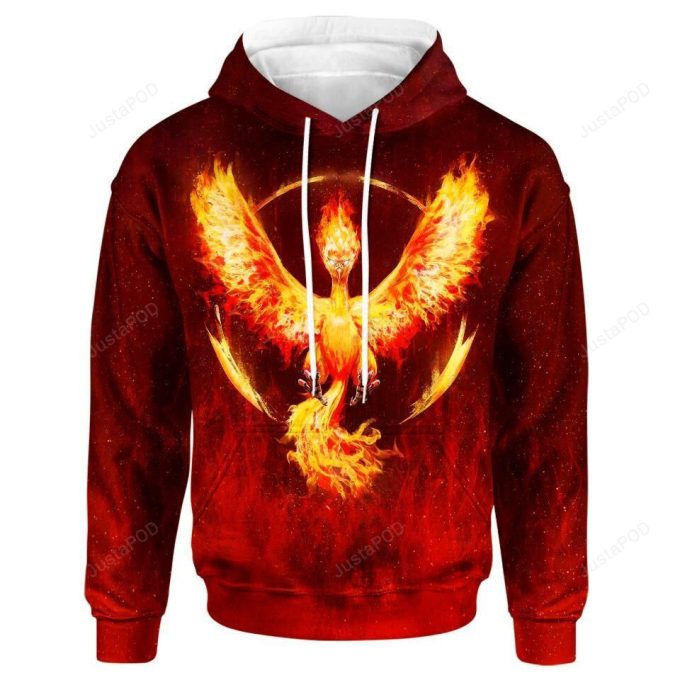 Moltres Valor 3D All Over Print Hoodie, Zip-Up Hoodie 1