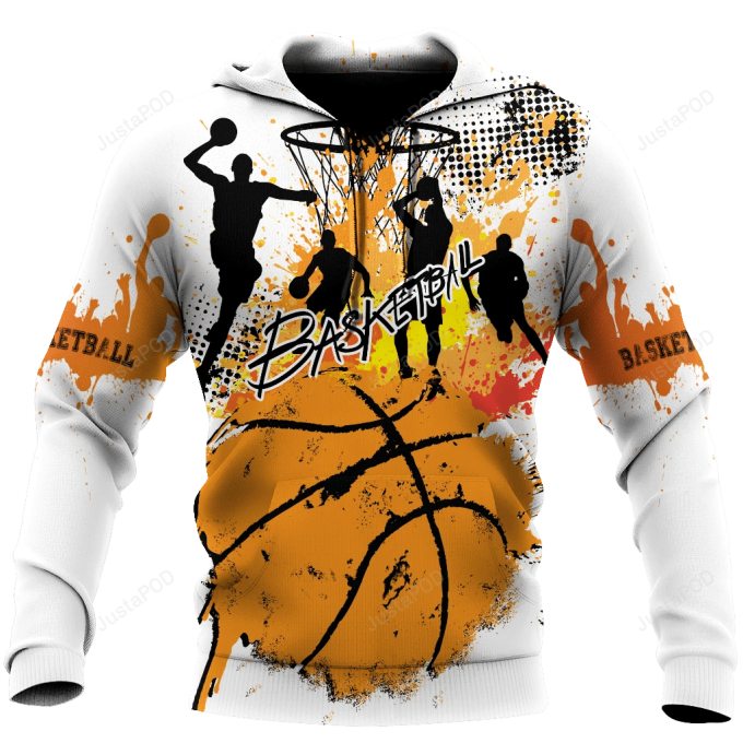 Basketball 3D All Over Printed Hoodie, Zip- Up Hoodie 1