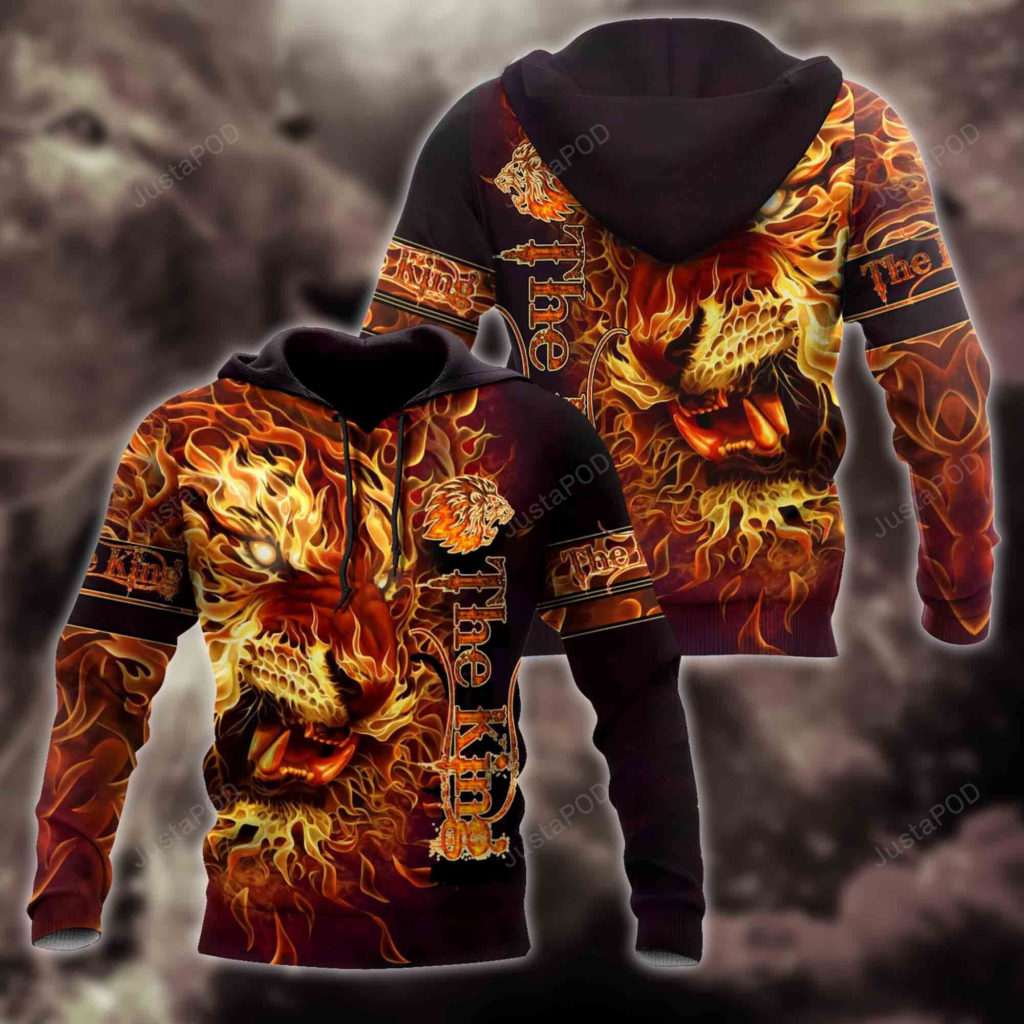 The King 3D All Over Print Hoodie, Zip-Up Hoodie 4