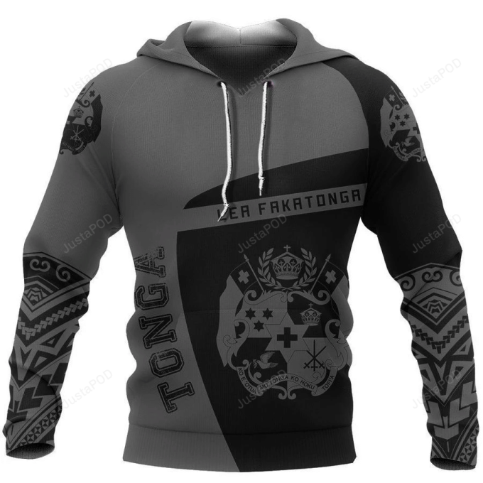 Tonga 3D All Over Printed Hoodie, Zip- Up Hoodie 1