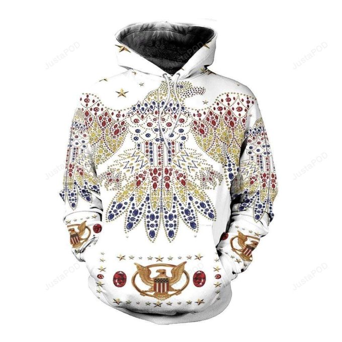 Awesome Music Star Elvis Presley 3D All Print Hoodie, Zip- Up Hoodie 1