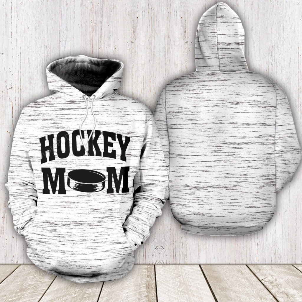 Hockey Mom 3D All Print Hoodie, Zip- Up Hoodie 4