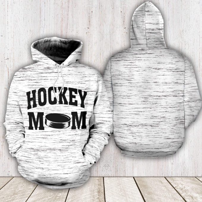 Hockey Mom 3D All Print Hoodie, Zip- Up Hoodie 1
