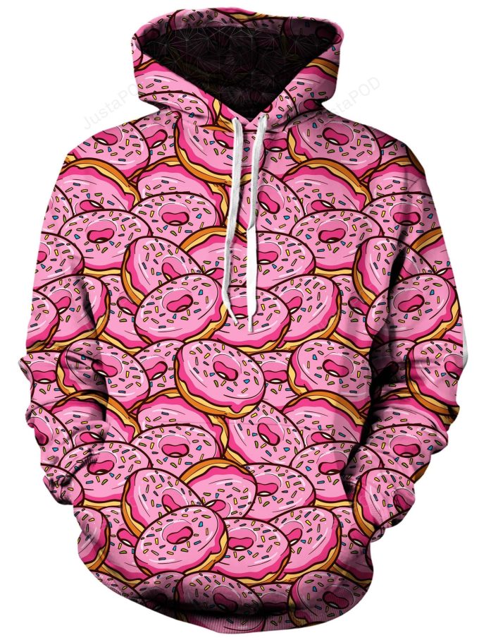 Donut Pile 3D All Print Hoodie, Zip- Up Hoodie 1